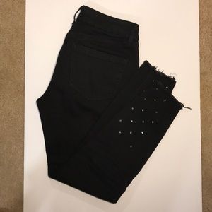 Refuge Black Jeans with Studs Size 4